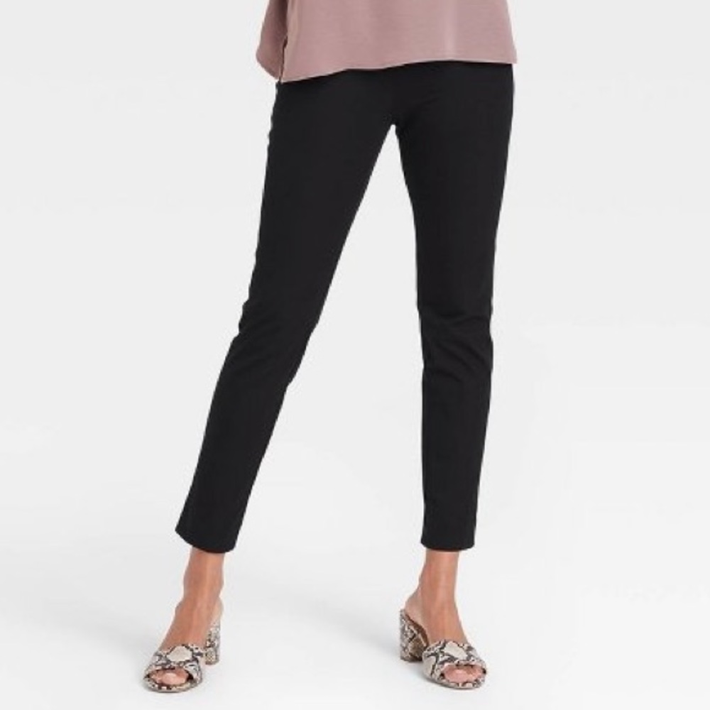NWT Women's High-Rise Skinny Ankle Pants - A New Day Black, Sz 16 R, from Target
